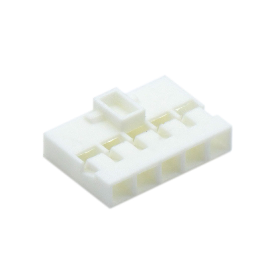 Pitch 2.00mm 单排带卡点Housing 5Pin 白色 HF