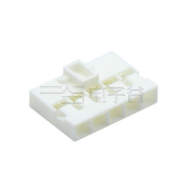 Pitch 2.00mm 单排带卡点Housing 5Pin 白色 HF
