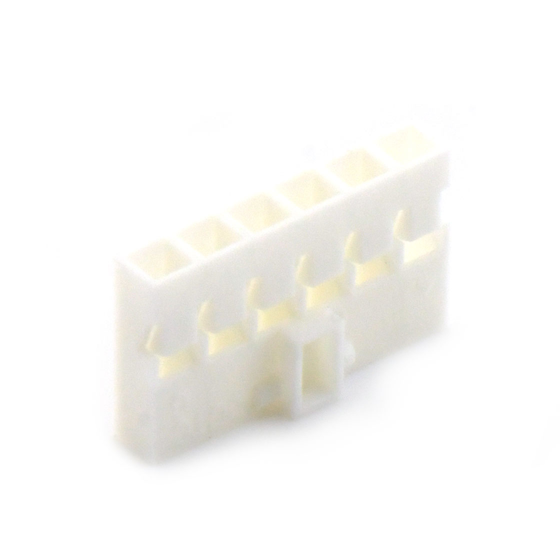 Pitch 2.00mm 单排带卡点Housing 6Pin 白色 HF