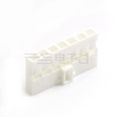 Pitch 2.00mm 单排带卡点Housing 7Pin 白色 HF