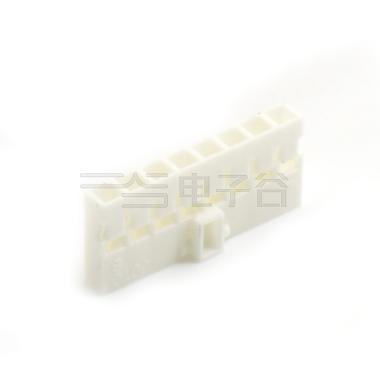 Pitch 2.00mm 单排带卡点Housing 8Pin 白色 HF