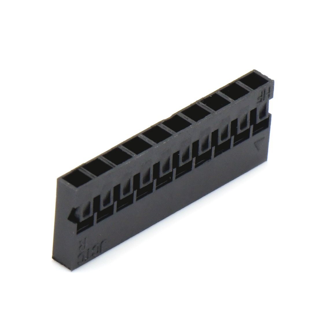 Pitch 2.00mm 单排Housing 10pin 黑色 HF