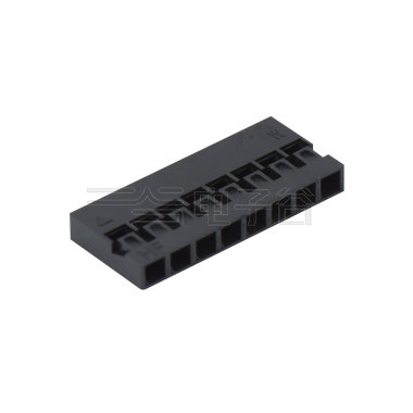 Pitch 2.00mm 单排Housing 8pin 黑色 HF