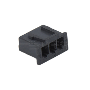 Pitch 2.50mm 单排 Housing 3pin 黑色 HF