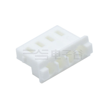 Pitch 2.50mm 单排 Housing 4pin 本色 HF