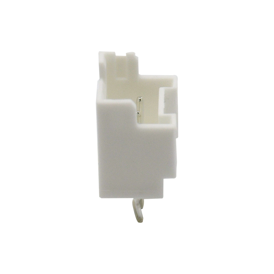 Pitch 2.50mm 180°单排带扣 打外K Wafer 3pin 本色 HF