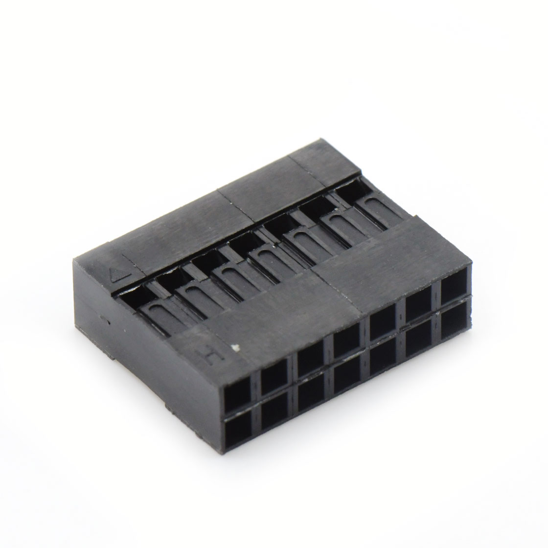 Pitch 2.54mm 双排无卤 Housing 2×7pin 黑色 HF