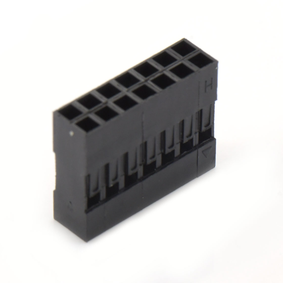 Pitch 2.54mm 双排无卤 Housing 2×7pin 黑色 HF