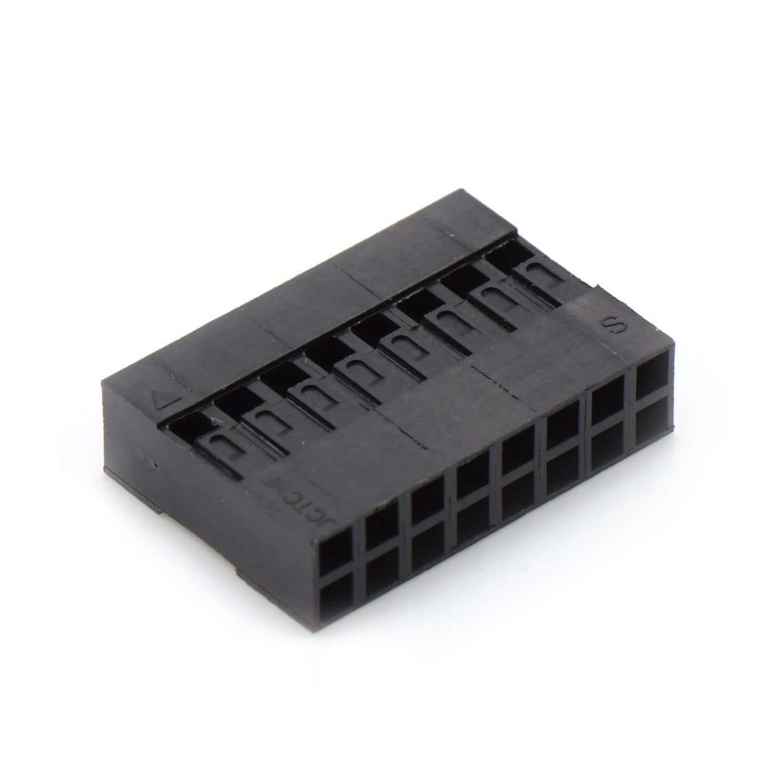 Pitch 2.54mm 双排无卤 Housing 2×8pin 黑色 HF