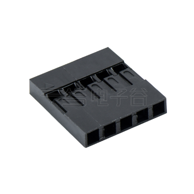 Pitch 2.54mm 单排 Housing 5pin 黑色