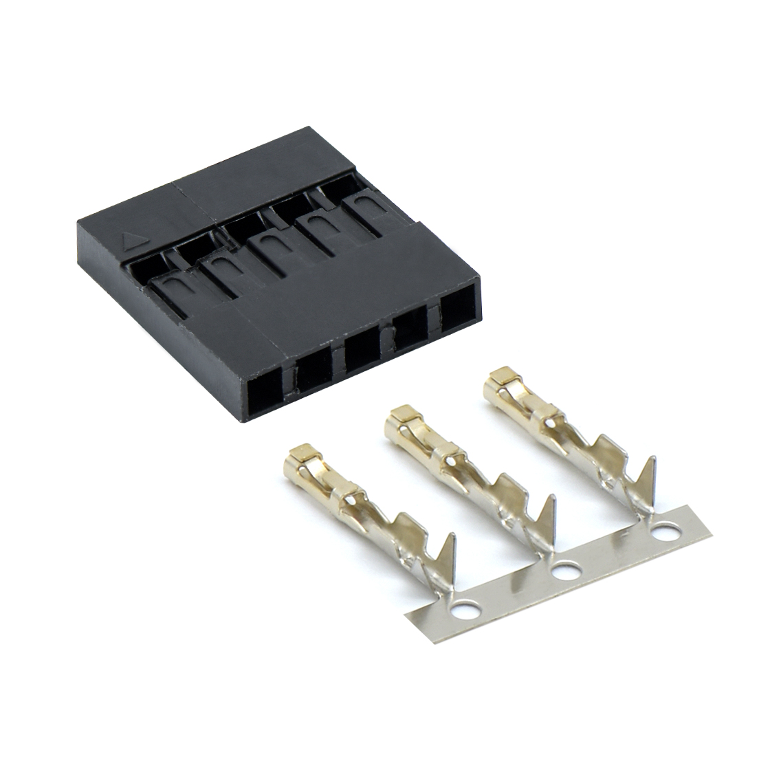 Pitch 2.54mm 单排 Housing 5pin 黑色