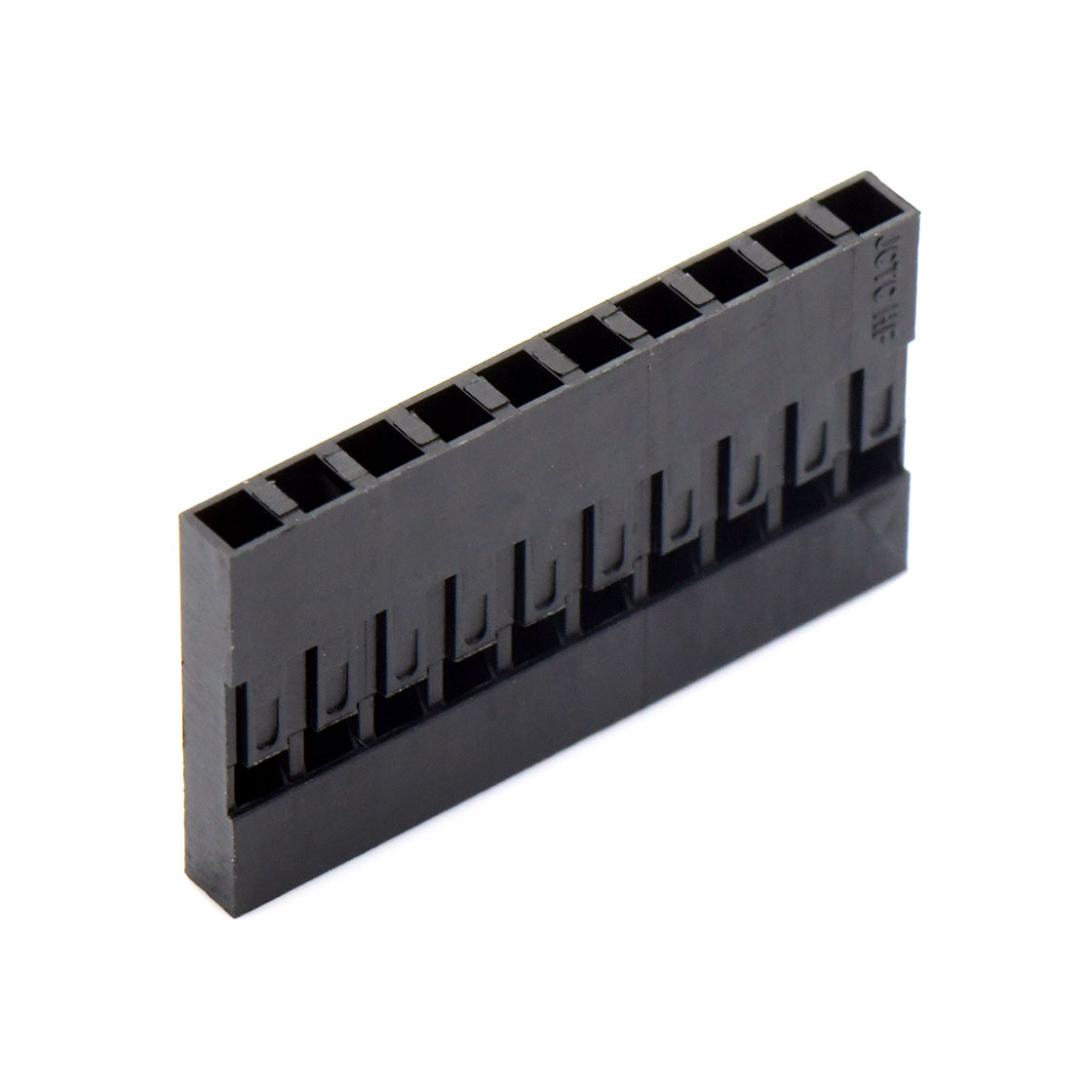 Pitch 2.54mm 单排 无卤 Housing 10pin 黑色 HF