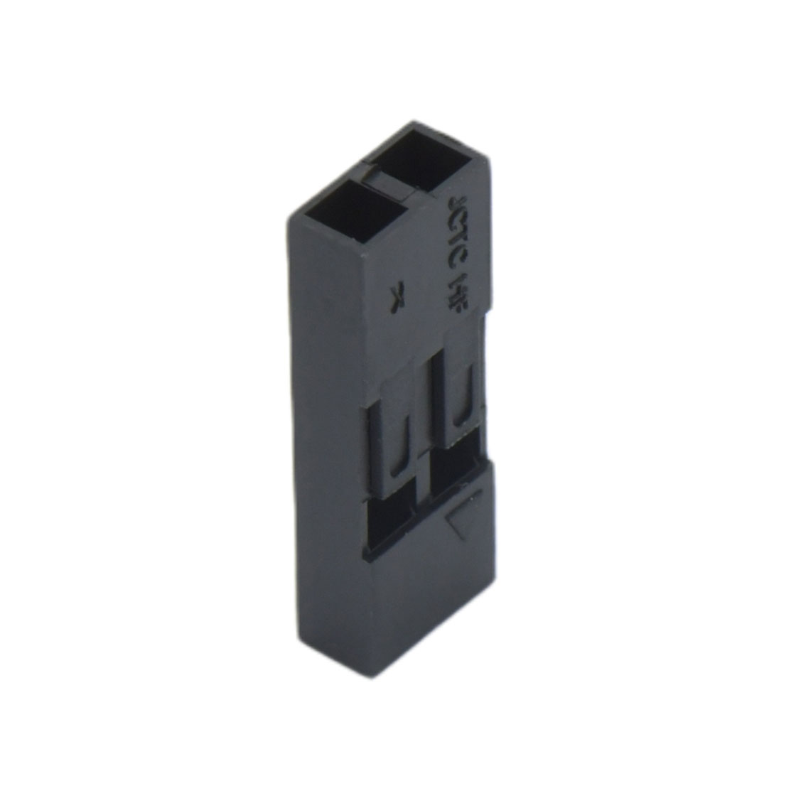 Pitch 2.54mm 单排 无卤 Housing 2pin 黑色 HF