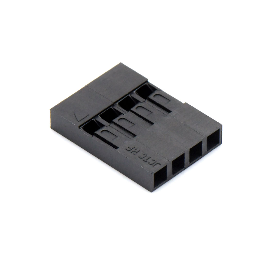 Pitch 2.54mm 单排 无卤 Housing 4pin 黑色 HF
