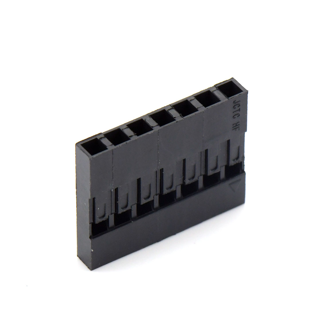 Pitch 2.54mm 单排 无卤 Housing 7pin 黑色 HF