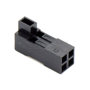 Pitch 2.54mm 双排带高凸台 Housing 2×2pin 黑色