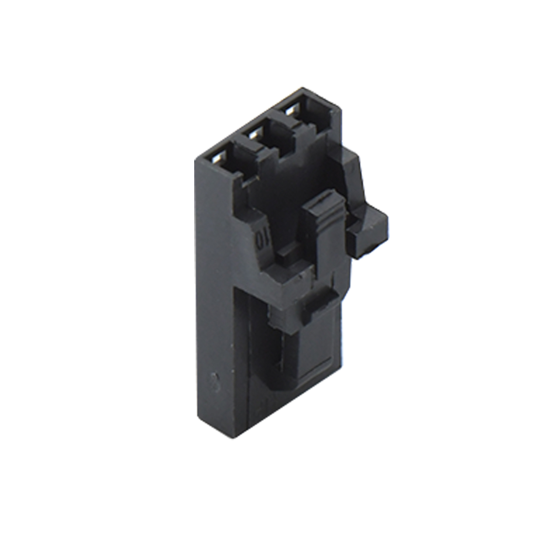 Pitch 2.54mm 单排带扣无卤Housing 3Pin 黑色 HF