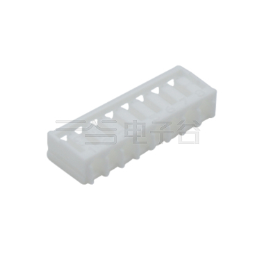 Pitch 2.00mm 立插式Housing 8Pin 本色 HF