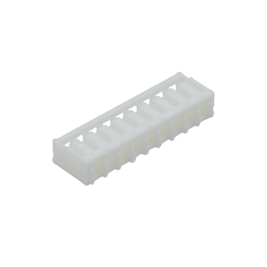 Pitch 2.00mm 立插式Housing 9Pin 本色 HF