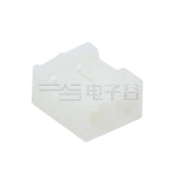 Pitch 2.50mm 立插式/薄款基板Housing 2Pin 本色 HF