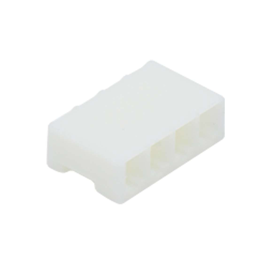 Pitch 2.50mm 立插式/薄款基板Housing 4Pin 本色 HF