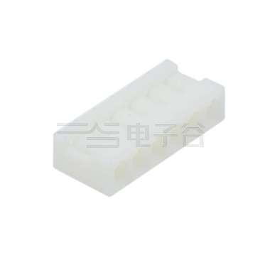 Pitch 2.50mm 立插式/薄款基板Housing 6Pin 本色 HF
