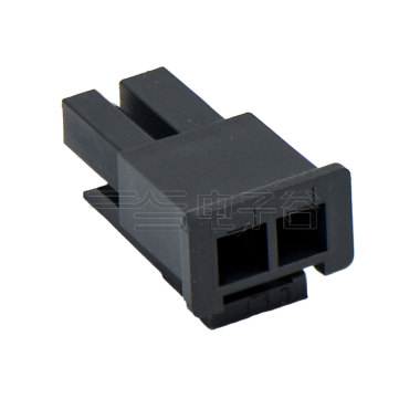 Pitch 3.00mm 单排带扣 Housing 2Pin 黑色 HF
