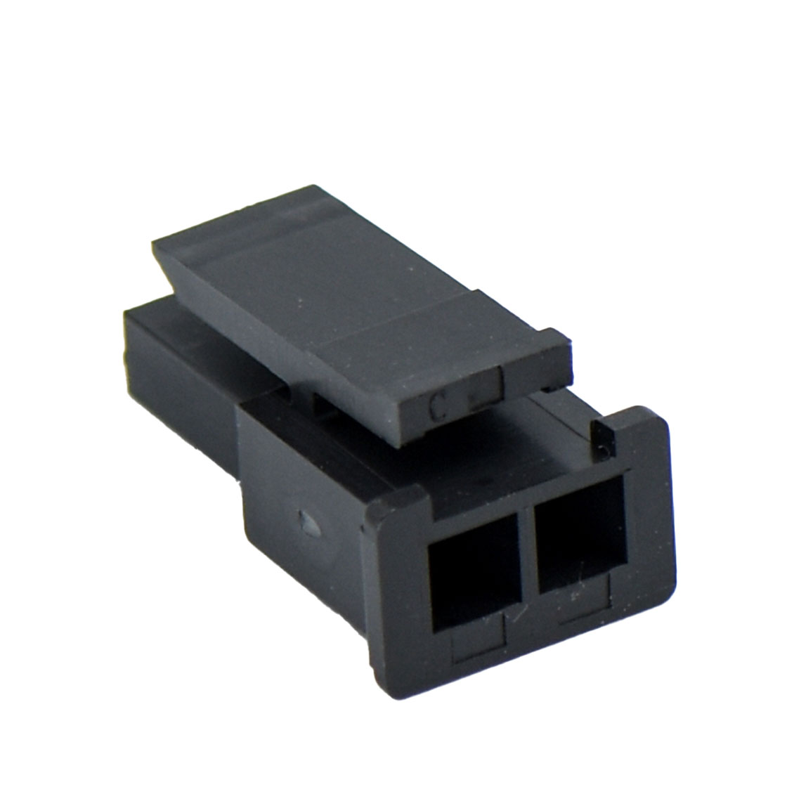 Pitch 3.00mm 单排带扣 Housing 2Pin 黑色 HF