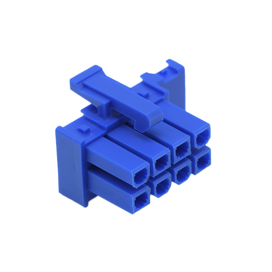 Pitch 4.20mm 双排带卡钩 Housing(左出未连Pin ，第8Pin 防呆) 2×4P HF