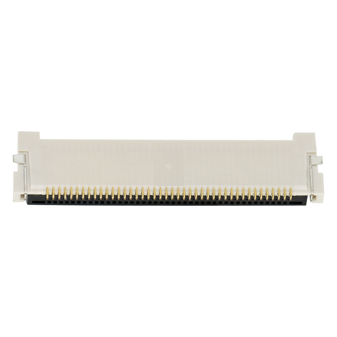 Pitch 0.50mm H1.60mm 卧式下接后掀盖 SMT型 FPC 42Pin 自然色 HF