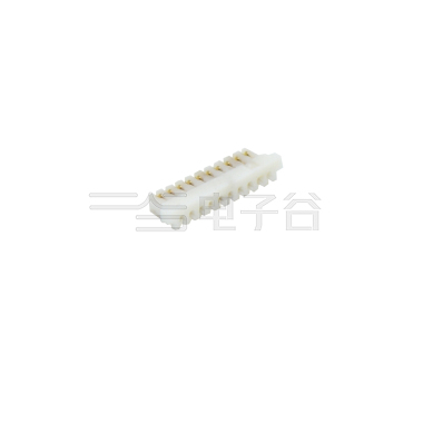 Pitch 0.80mm 刺破式带台阶 IDC Housing无卤 AWG #32 10Pin 本色 HF