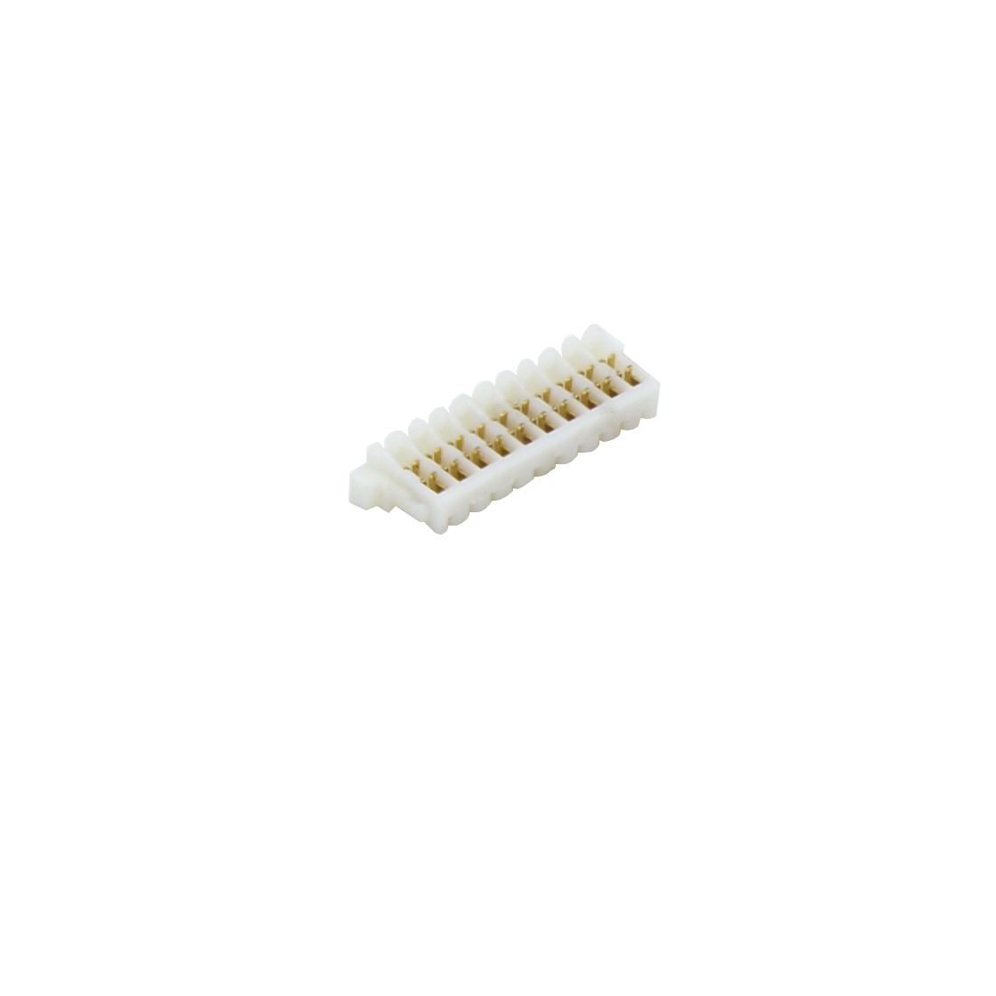 Pitch 0.80mm 刺破式带台阶 IDC Housing无卤 AWG #32 10Pin 本色 HF