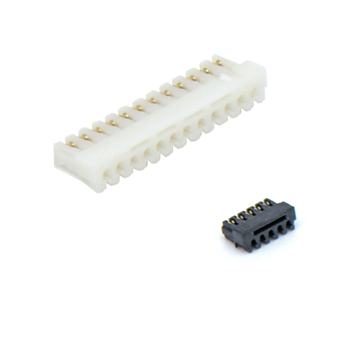 Pitch 0.80mm 刺破式 IDC Housing AWG #34 12Pin 本色 HF