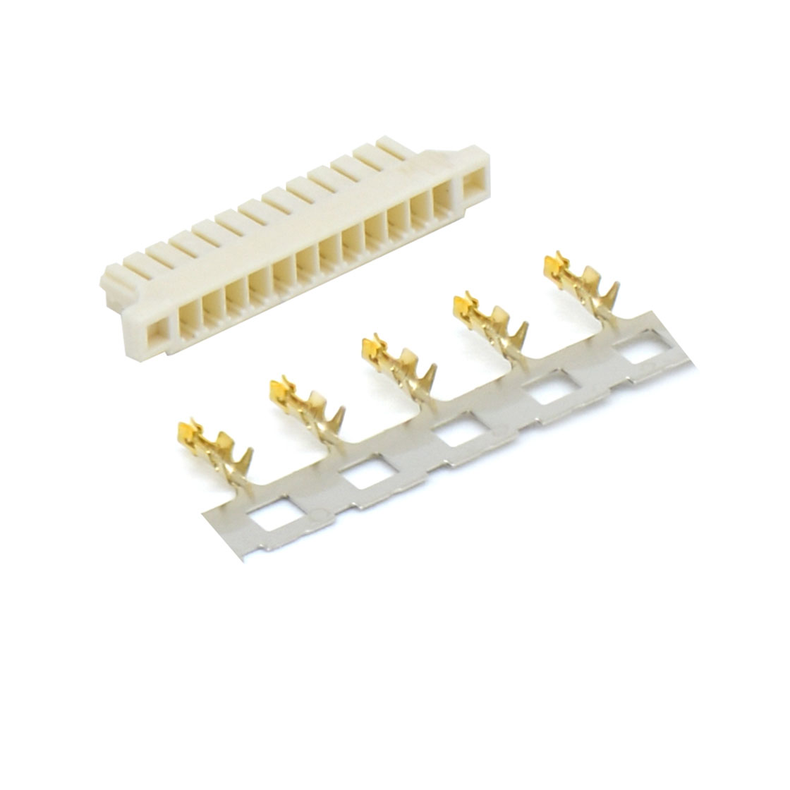 Pitch 0.80mm 带台阶 Housing 12Pin 本色 HF