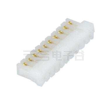Pitch 0.80mm 刺破式 IDC 无卤 镀锡Housing AWG #32 10Pin 本色 HF