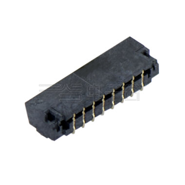 Pitch 0.80mm 90° 刺破 SMT 无卤 Wafer 8Pin 黑色 HF