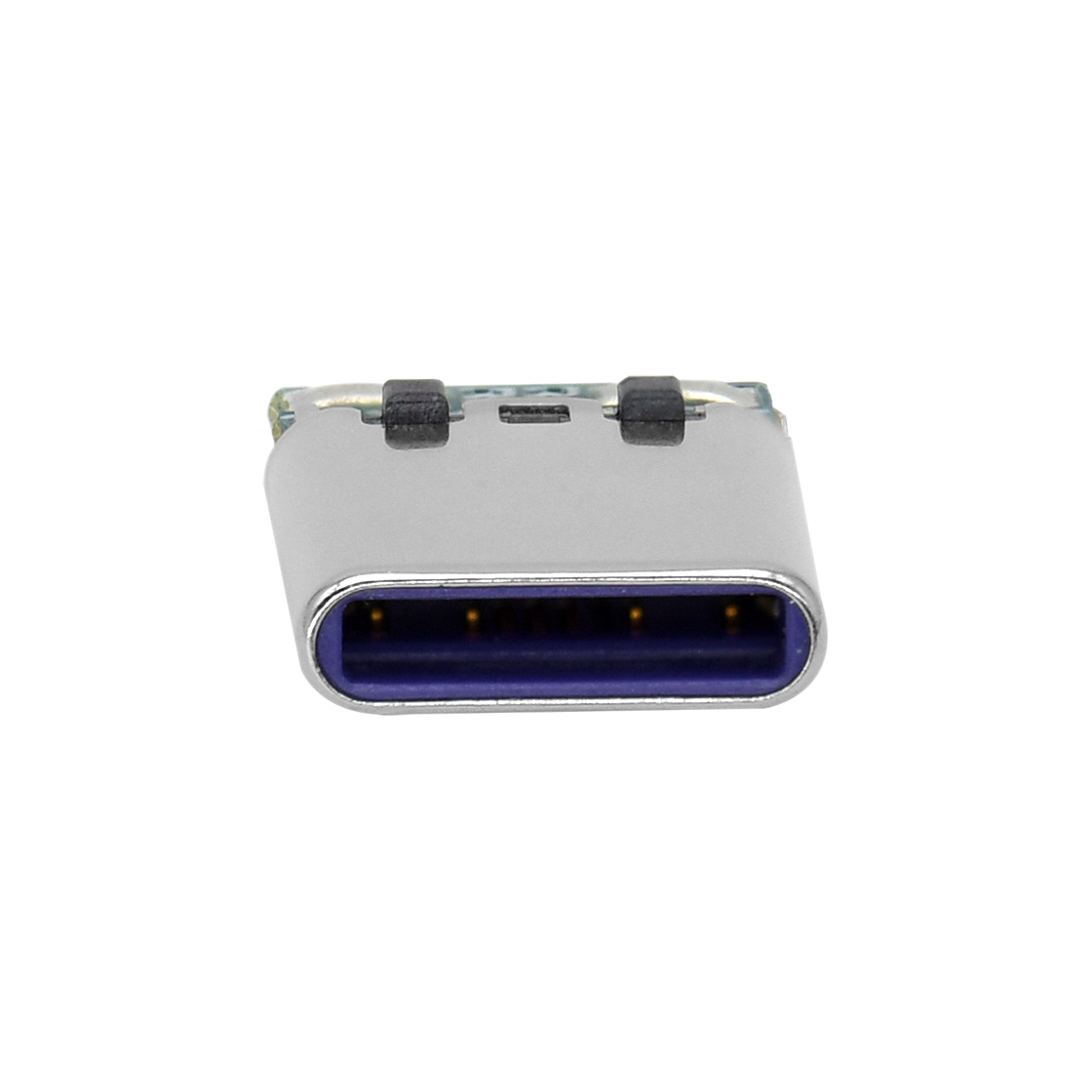 12Pin Type-C 2.0带PCB板公头 Rp56KL14.40mm  12Pin 紫色