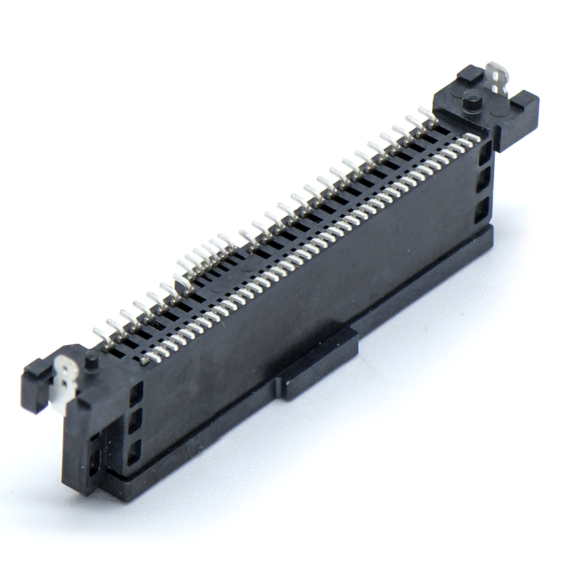 PCIe/SAS 68P 180°SMT 贴板 母座,持力片DIP插板规格 HF