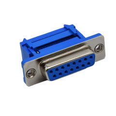 D-IDC 15P母座压排式 三件式