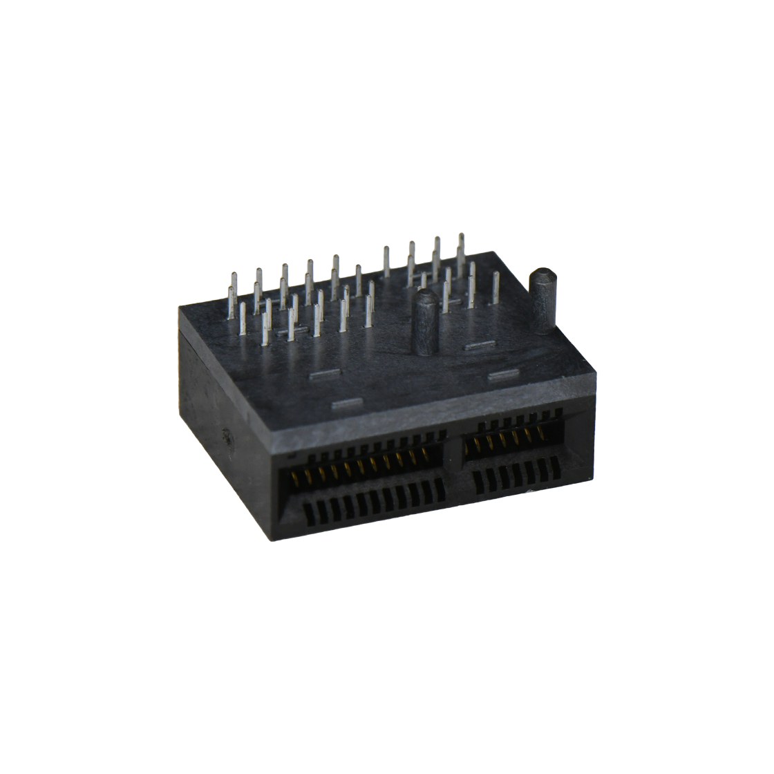 PCIE 36Pin Female 90°DIP 黑胶 镀金G/F