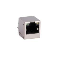RJ45 1x1 8P8C 立插 左黄右绿
