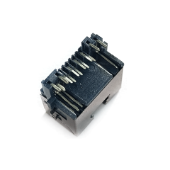 CONN,RJ45 RECEPTACLE REVERSE RA DIP