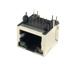 RJ45 8P8C 1X1屏蔽(左黄右绿）