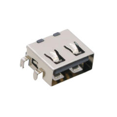 USB2.0 A TYPE SMT 沉板式1.9mm 四脚插板 平口 大电流5A L=11mm