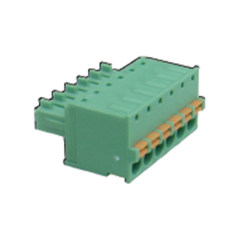 PCB插拔式接线端子 间距3.50mm 绿色插头