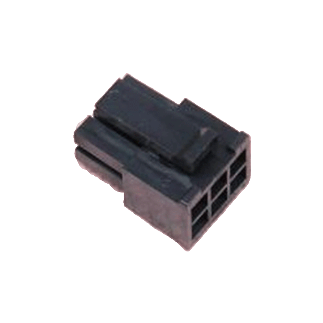 6Pin矩形连接器 外壳 插座 黑色 0.118"（3.00mm） Micro-Fit 3.0 43025系列