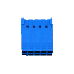 10Pin矩形连接器 外壳 插座 蓝色 0.100"（2.54mm） DUBOX™, MezzSel