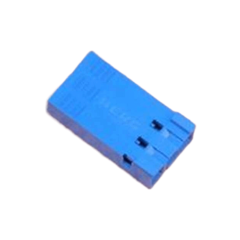 3PIN 矩形连接器 外壳 插座 蓝色 0.100"（2.54mm） DUBOX™, MezzSel