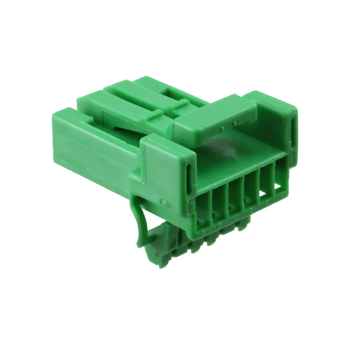 6Pin矩形连接器 外壳 插座 绿色 0.098"（2.50mm） IL-AG5系列