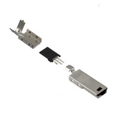 USB mini B USB 2.0 插头 连接器 5Pin 自由悬挂R